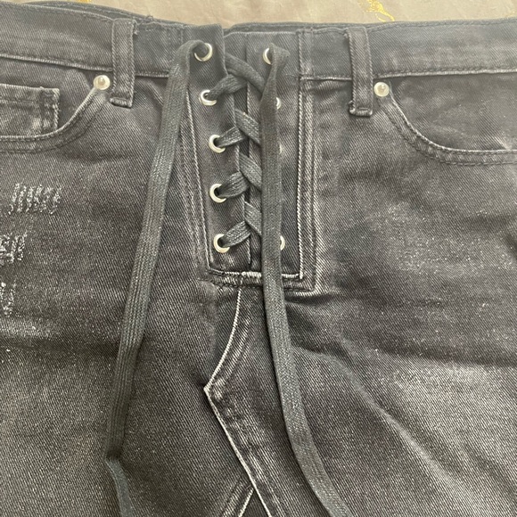 Forever 21 Denim Mini Skirt - Picture 4 of 8